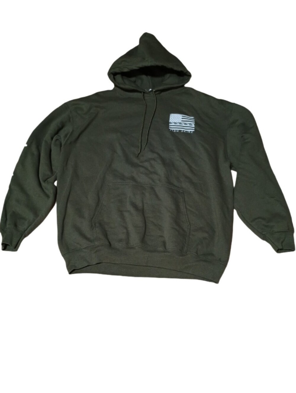 Port and Company Olive Green Men's Hooded Sweatshirt